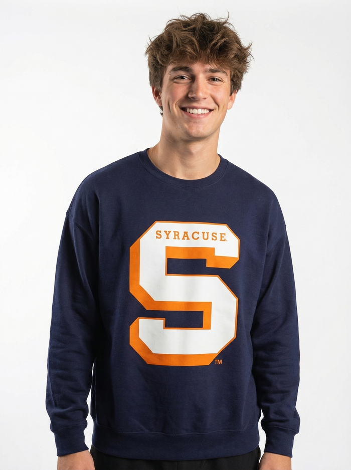 Syracuse Unisex | "Retro Shadow S" Crewneck