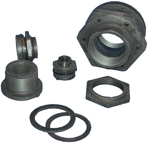 Teton bulkhead fittings family shot from 2026 Teton catalog page 22