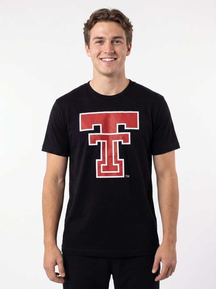 Texas Tech Red Raiders Men's | "Double T Black" Tee