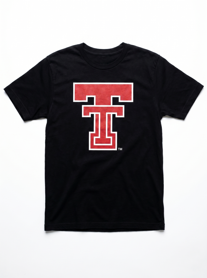 Texas Tech Red Raiders Women's | "Double T Black" Tee