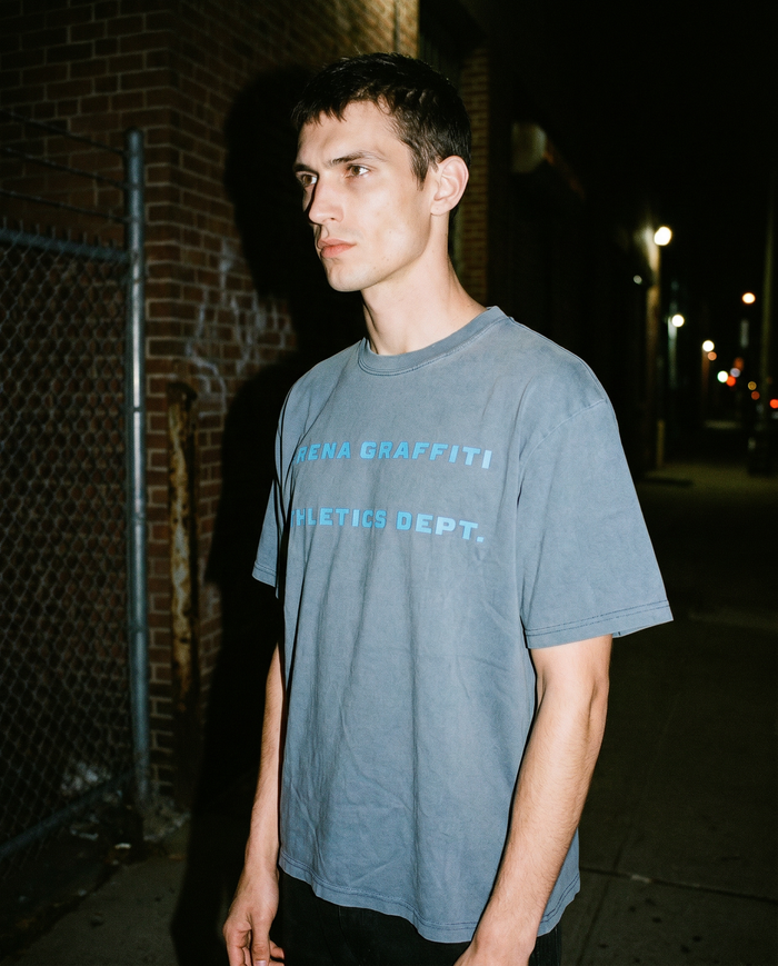 The Athletic Dept | Blue Boxy Tee — Men's