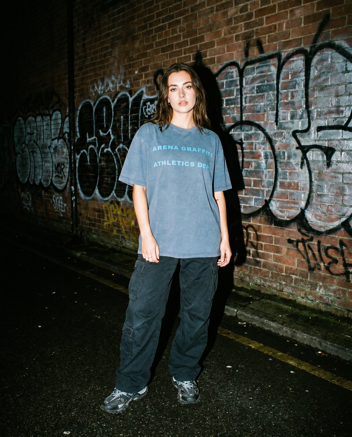 The Athletic Dept | Blue Boxy Tee — Women's