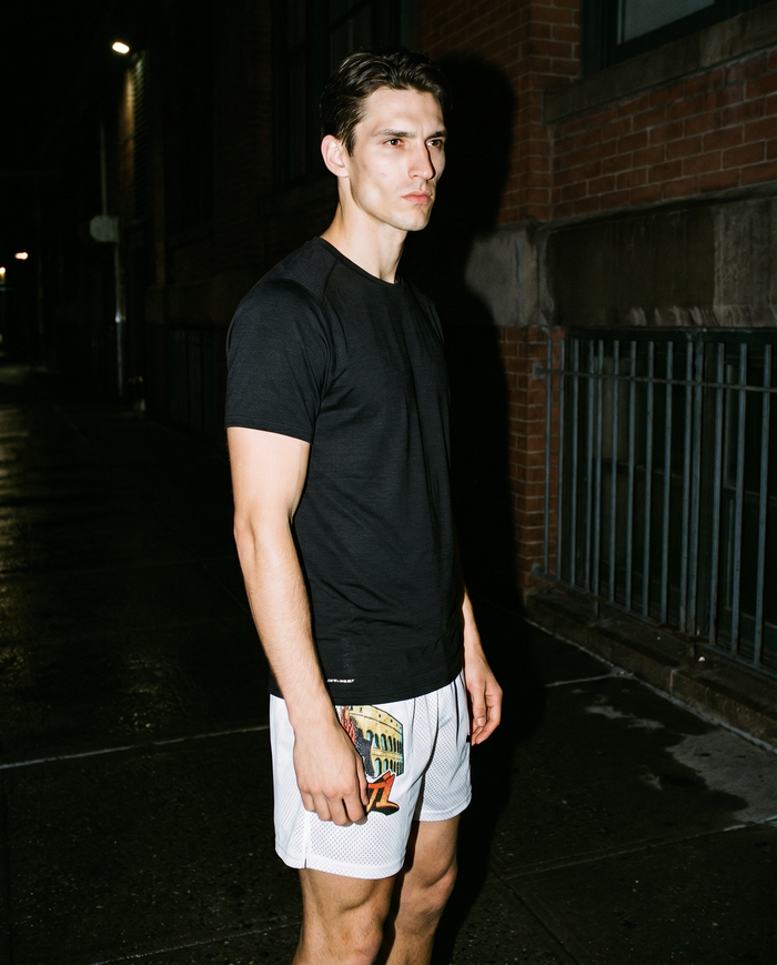The Baller | Mesh Short (White) — Men's