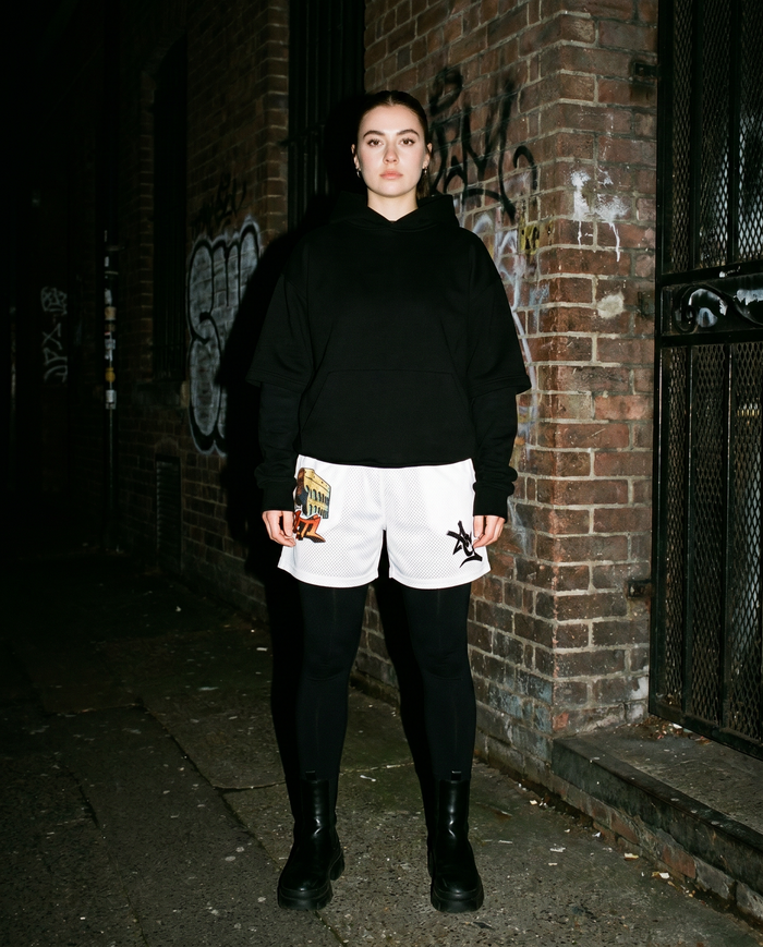 The Baller | Mesh Short (White) — Women's