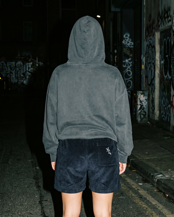 The Boardwalk | Corduroy Short (Black) — Women's