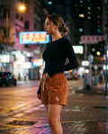The Boardwalk | Corduroy Short (Burnt Orange) — Women's