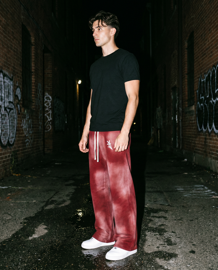 The Crimson | Acid-Wash Sweatpants — Men's