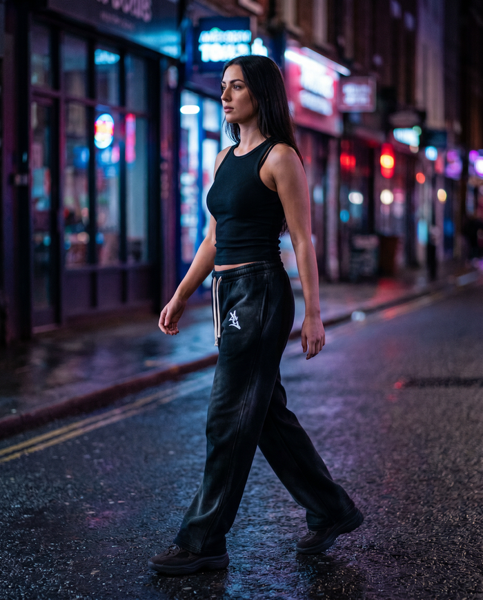 The Midnight | Acid-Wash Sweatpants — Women's