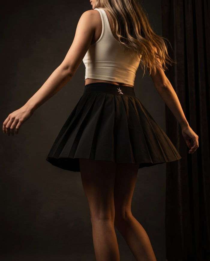 The Onyx | Pleated Skort