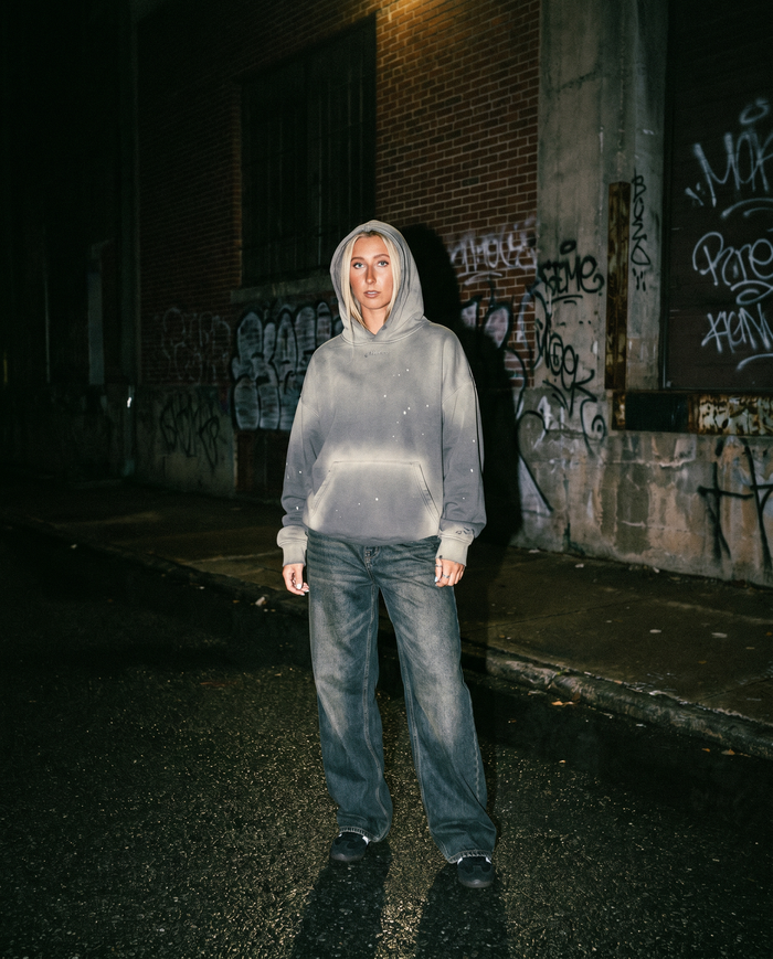 The Overcast | Acid-Wash Hoodie — Women's