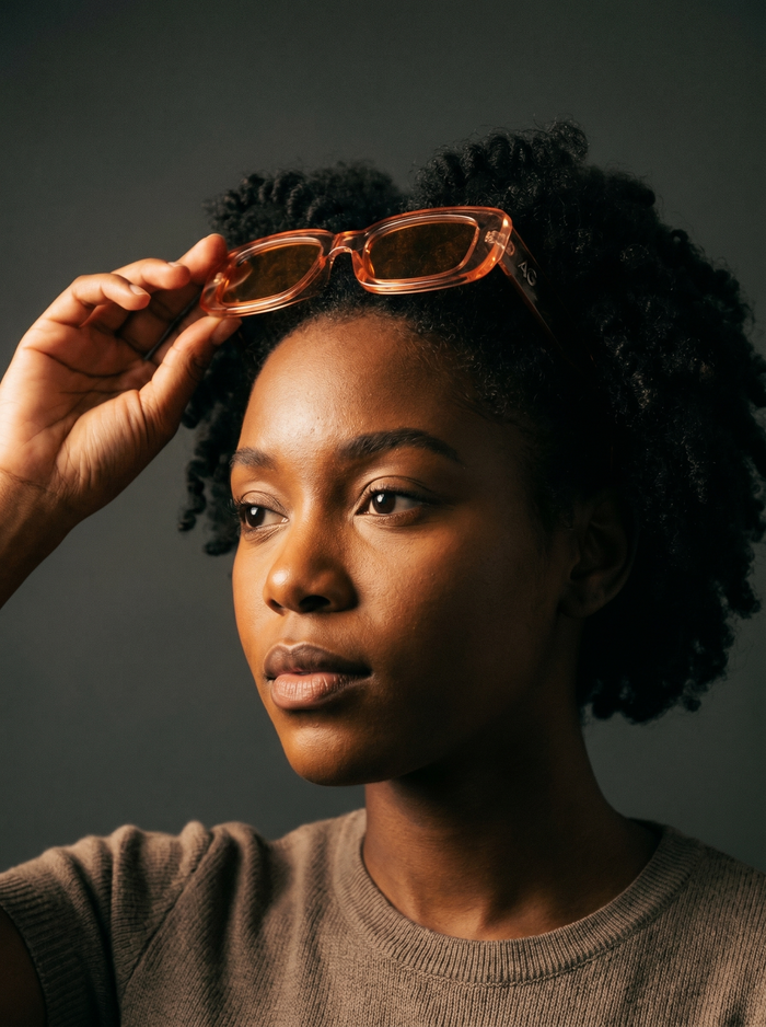 The Paloma Tinted Frames | Peach Fizz