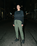 The Tarmac | Nylon Joggers (Green) — Women's