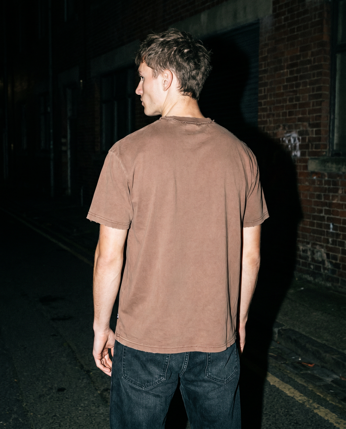 The Vintage | Heavyweight Brown Tee — Men's