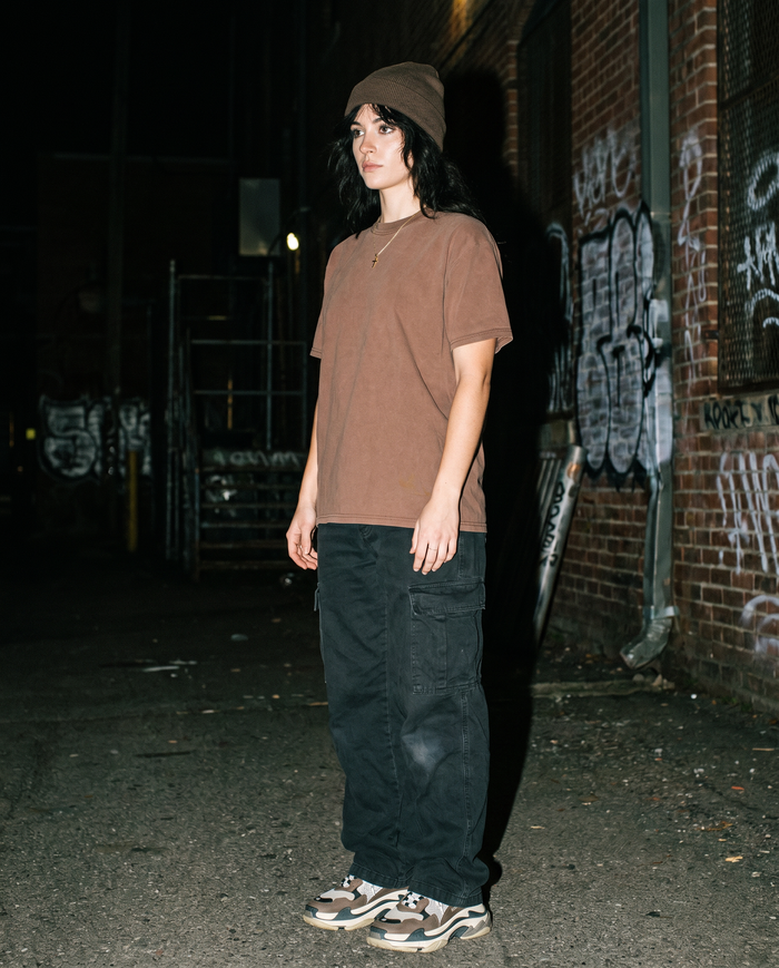 The Vintage | Heavyweight Brown Tee — Women's