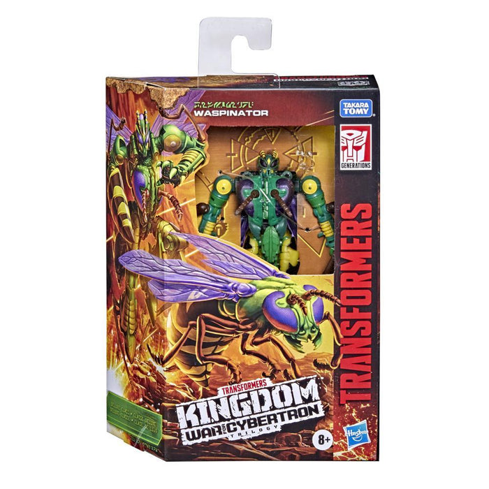 TRANSFORMERS Kingdom Deluxe WFC-K34 WASPINATOR Action Figure