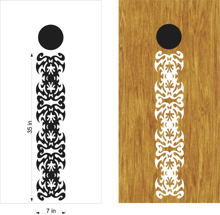 Tribal Cornhole Decals Stickers for Bean Bag Toss Game - Set of 11