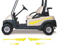 Golf Cart Decals Accessories Go Kart Stickers Tribal Flames Stripes GC62