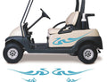 Golf Cart Decals Accessories Go Kart Stickers Tribal Flames Stripes GC72
