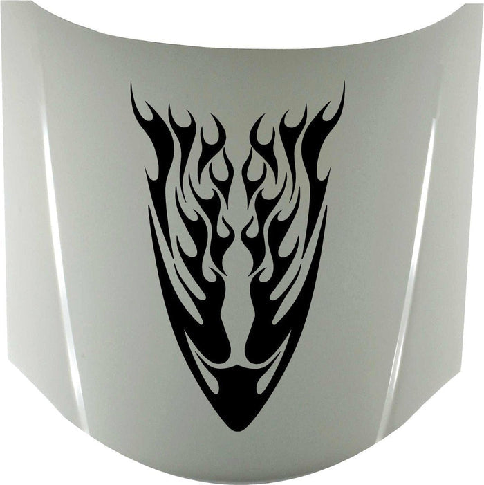 Tribal flame hood decal vinyl graphics B702