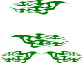 Tribal Flames Decals for Golf Carts Cars Trucks Boats  Go Karts - Model TF005