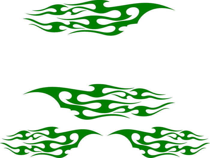 Tribal Flames Decals for Golf Carts Cars Trucks Boats  Go Karts - Model TF005