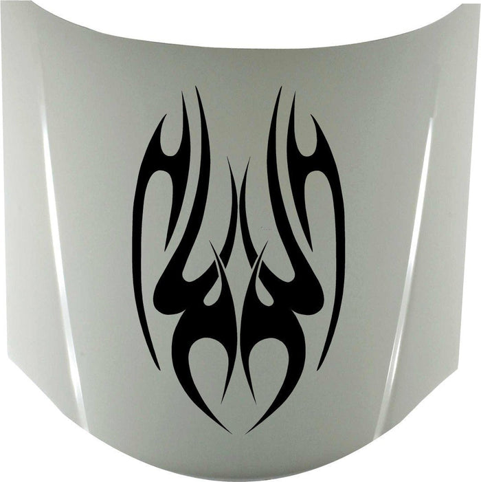 Tribal Flames Hood Decals for Trucks Cars Boats - Aggressive Graphics Vinyl Sticker B705 - B705 Hood Decal
