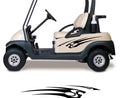Tribal Racing Design GC602 – Tribal Flame Golf Cart Decals | ATV UTV Vinyl