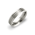 Twin Groove Bevelled Edge Ring