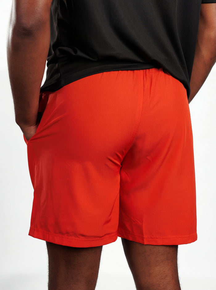 UGA Bulldogs men's "True Dawg" shorts by Arena Graffiti with team logo and athletic fit, displayed on a hanger.