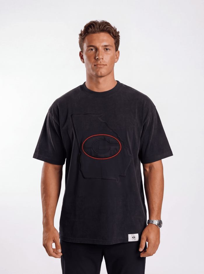 UGA Bulldogs Men’s | “Reverse State” Tee - Arena GraffitiArena Graffiti