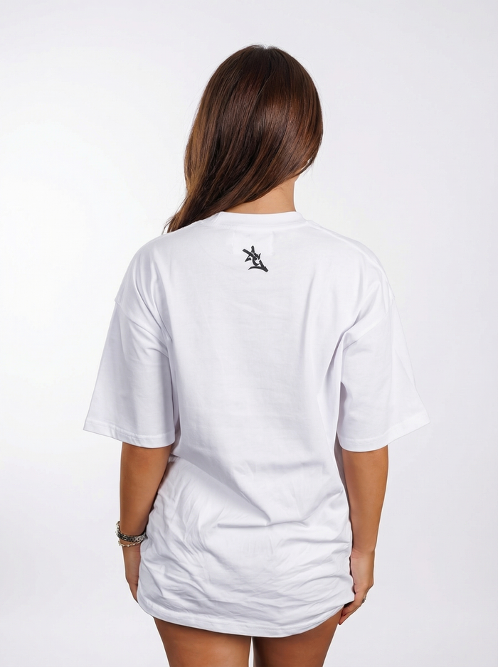 UGA Bulldogs women’s Athletics Heavyweight Tee by Arena Graffiti, front view showing team logo and athletic fit.