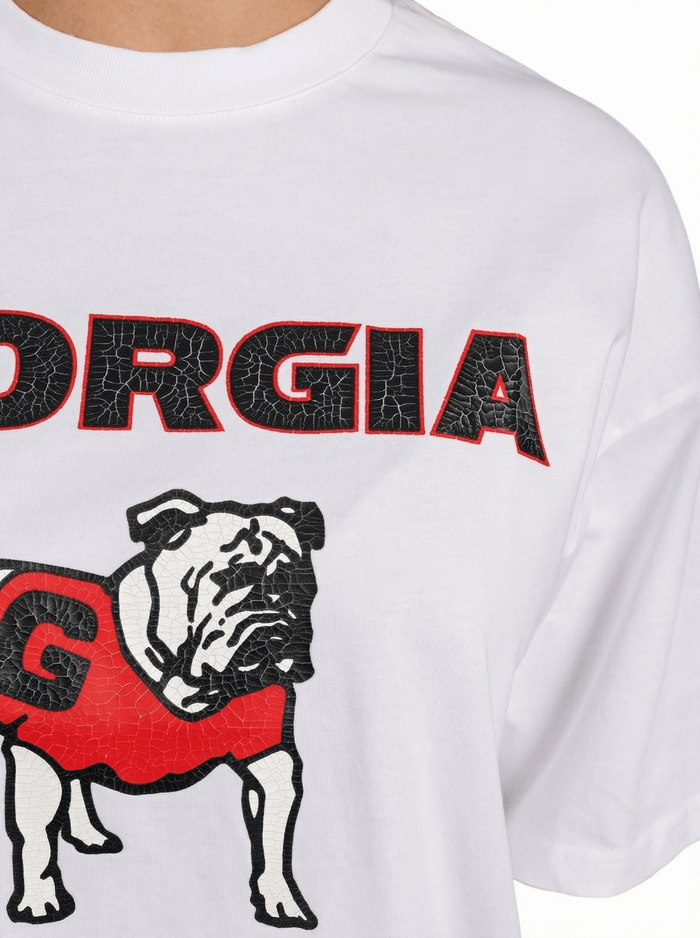 UGA Bulldogs Men’s | “Standing Dawg Heavyweight” Tee - Arena GraffitiArena Graffiti