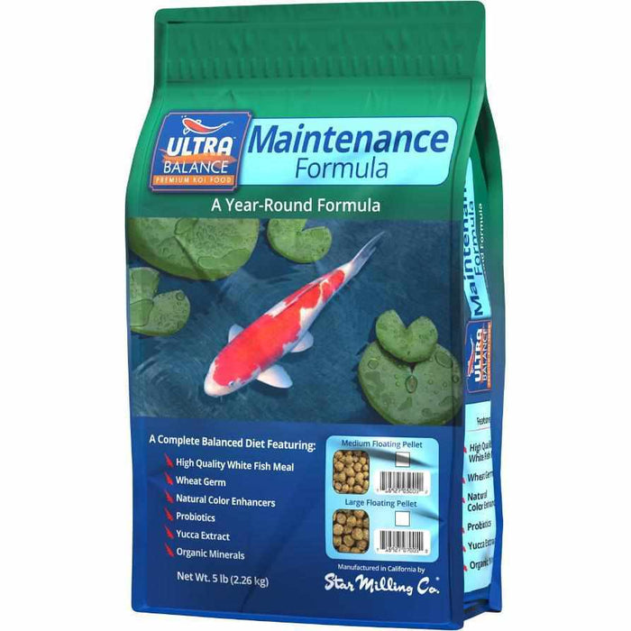 Ultra Balance Wheat-Germ Koi Maintenance Diet - Medium Pellet - Play It Koi