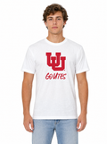 Utah Utes Unisex | White "Go Utes" Tee