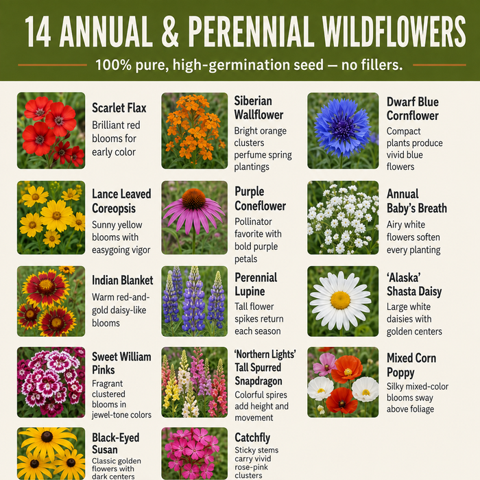 Virginia Blend, Wildflower Seed