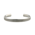 Wide Herringbone Bangle