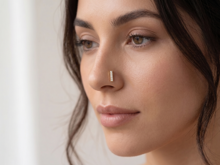 ZAELA DIAMOND NOSE PIN